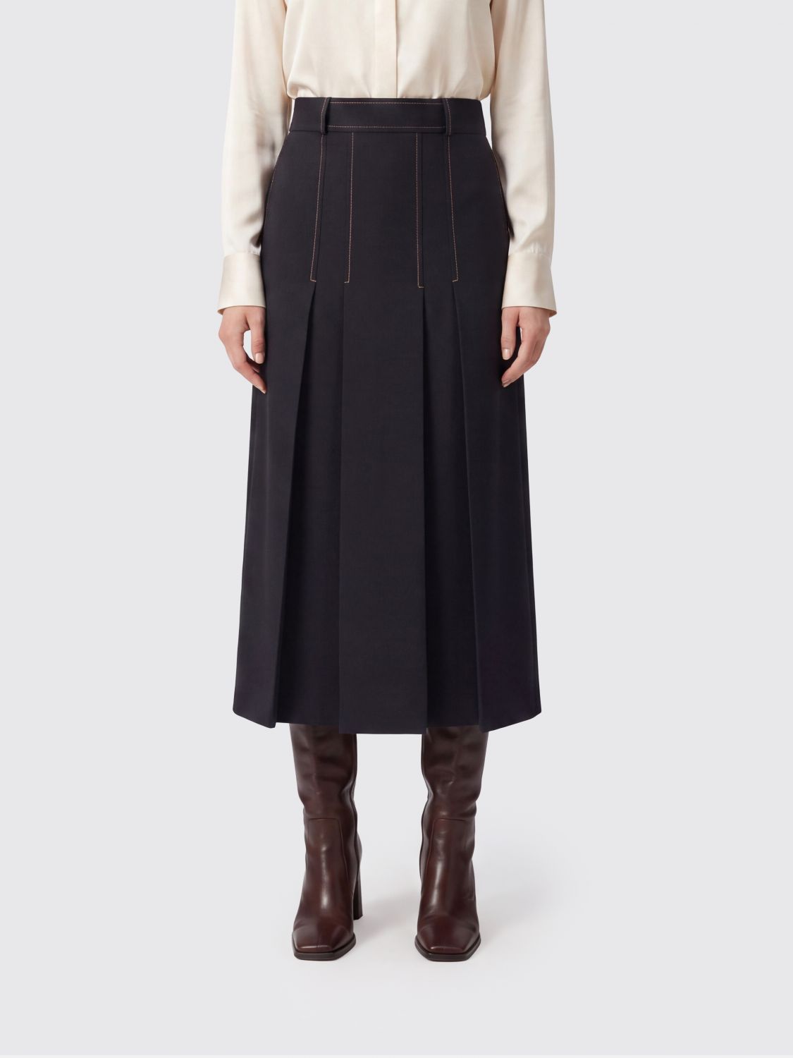 SEMICOUTURE Skirt Woman color Blue