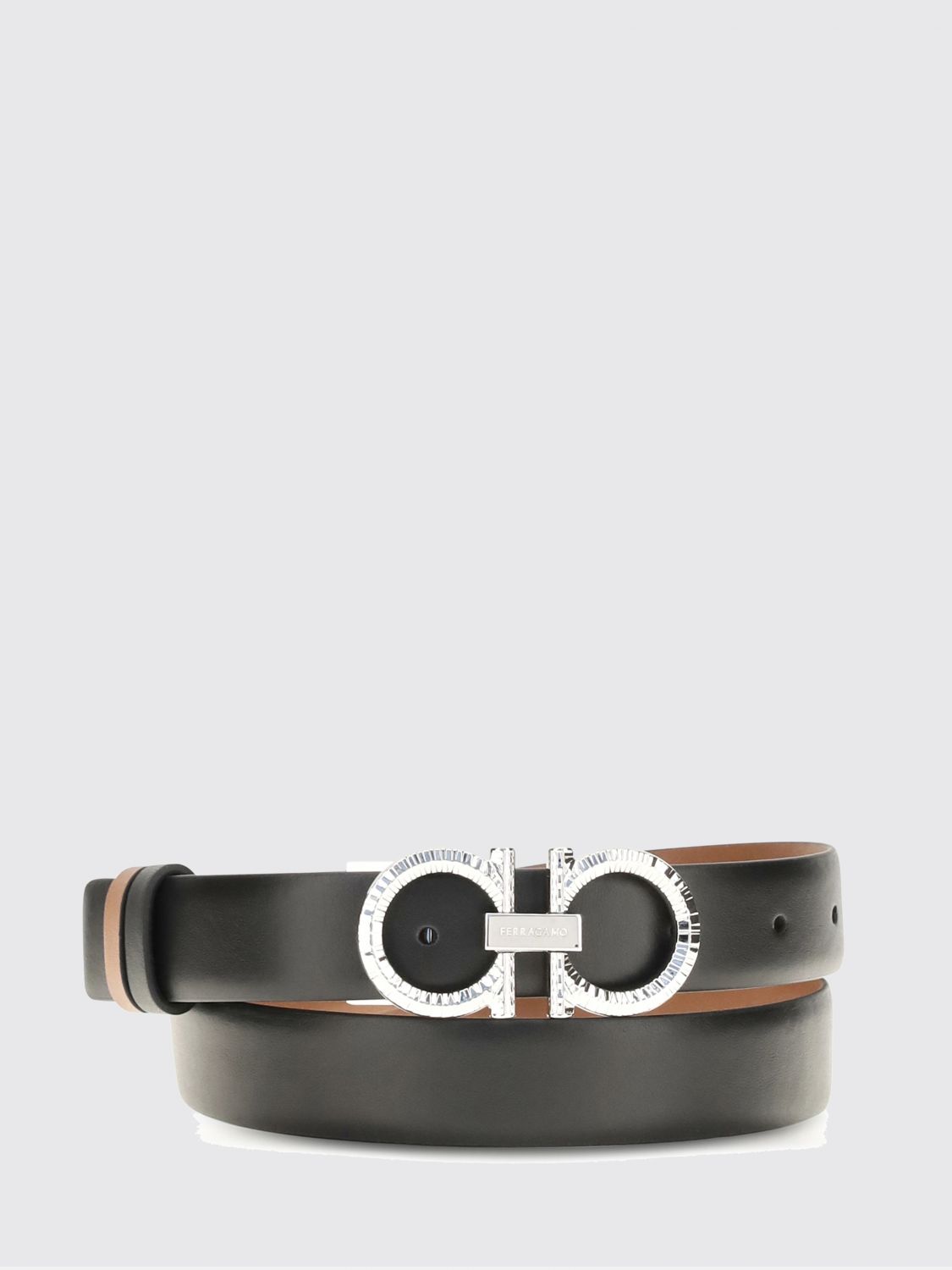 FERRAGAMO Belt Woman color Brown