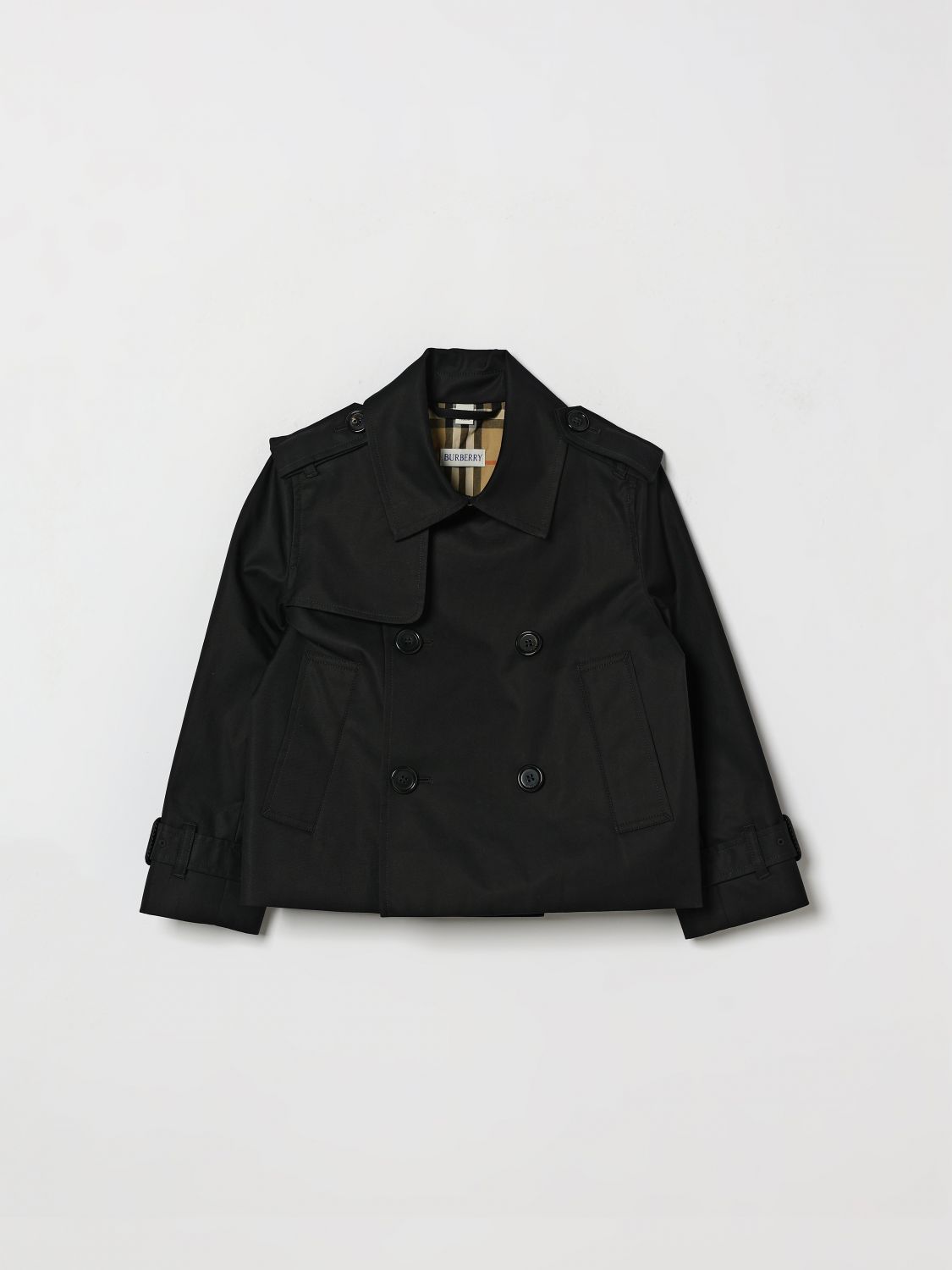 BURBERRY Jacket Kids color Black
