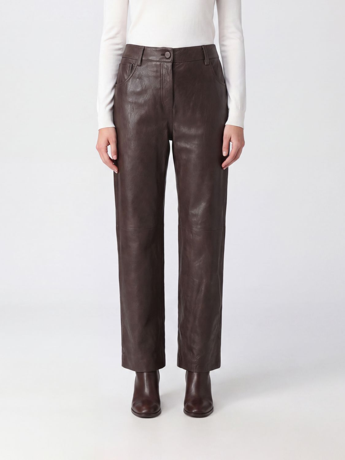 MAGDA BUTRYM Pants Woman color Brown