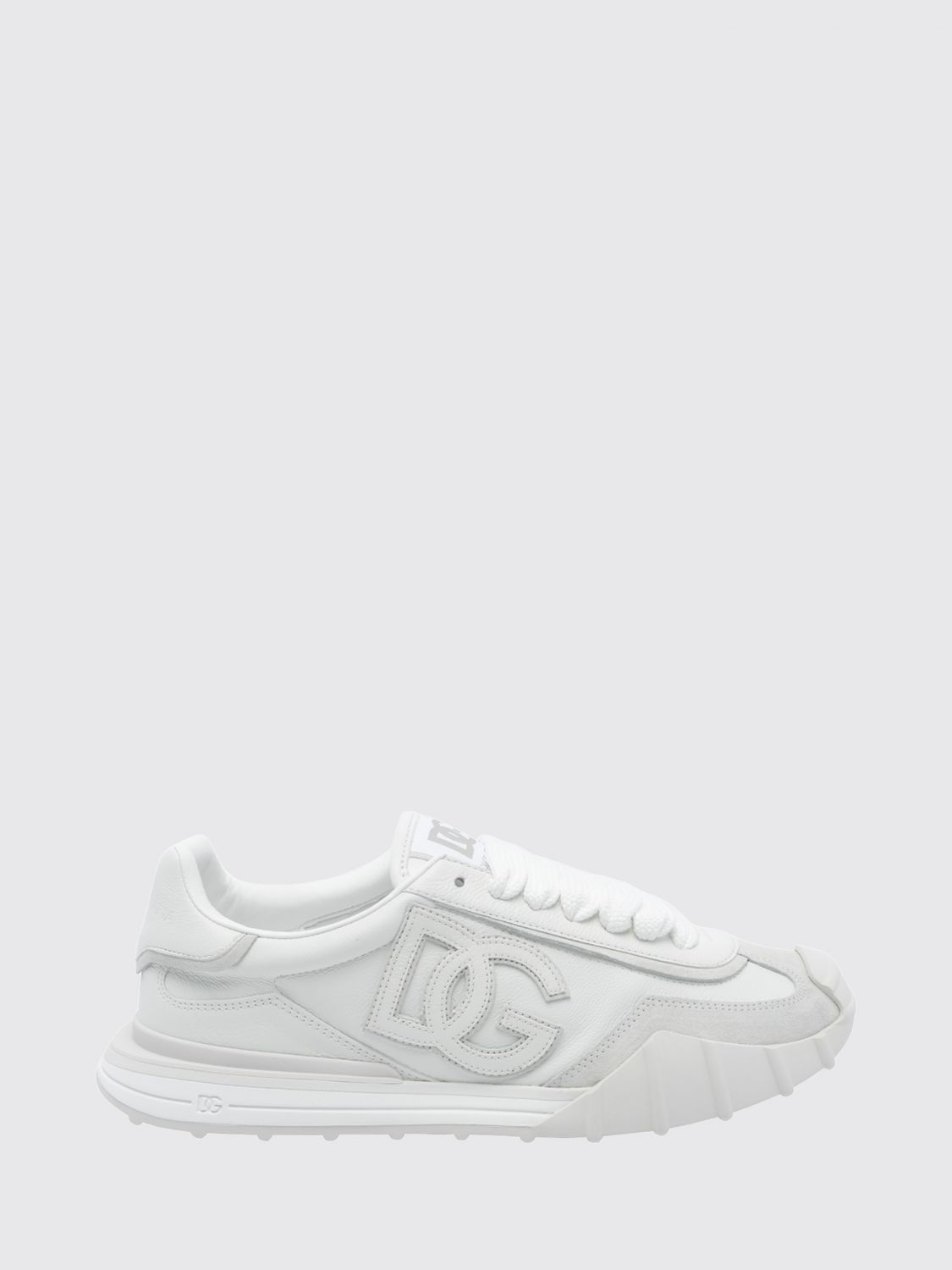 DOLCE & GABBANA Sneakers DG Athletic in pelle di vitello e suede con logo monogram