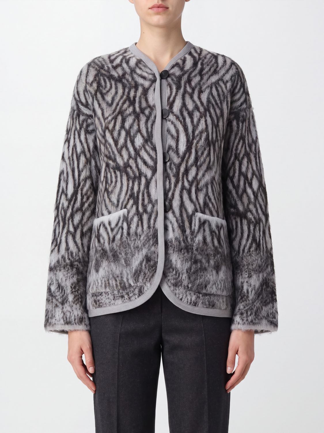 FORTE FORTE Coat Woman color Jade