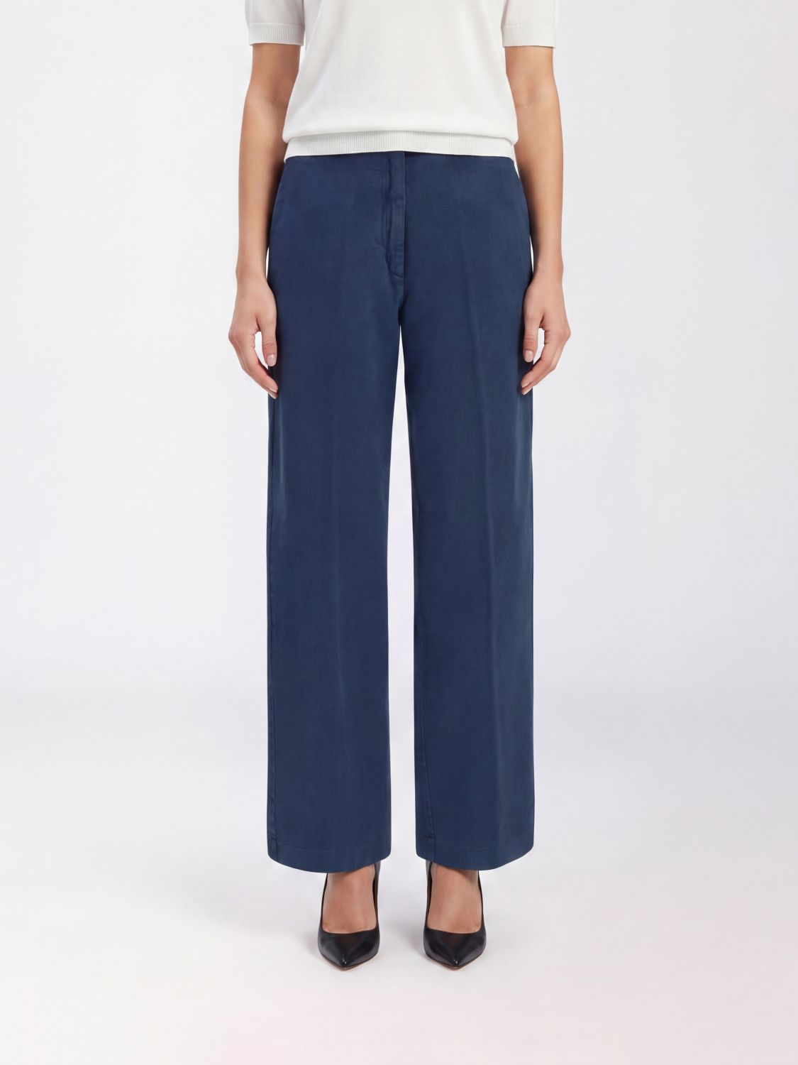 FORTE FORTE Pants Woman color Blue