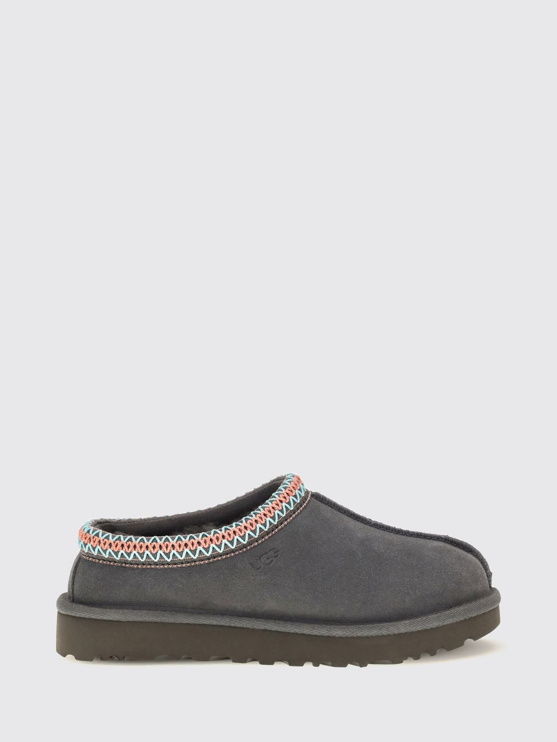 UGG Sabot-Mules Tasman II aus Veloursleder mit Woll-Innenausstattung