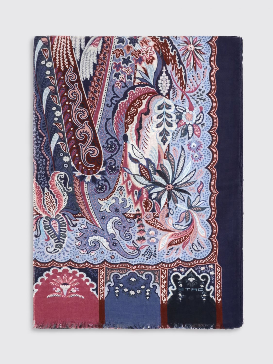 ETRO Scarf Men color Blue