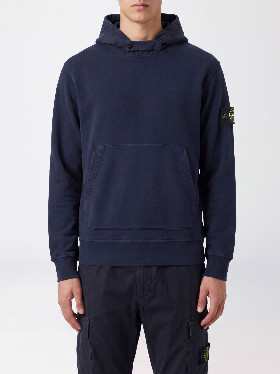 STONE ISLAND Felpa Uomo colore Blue Navy