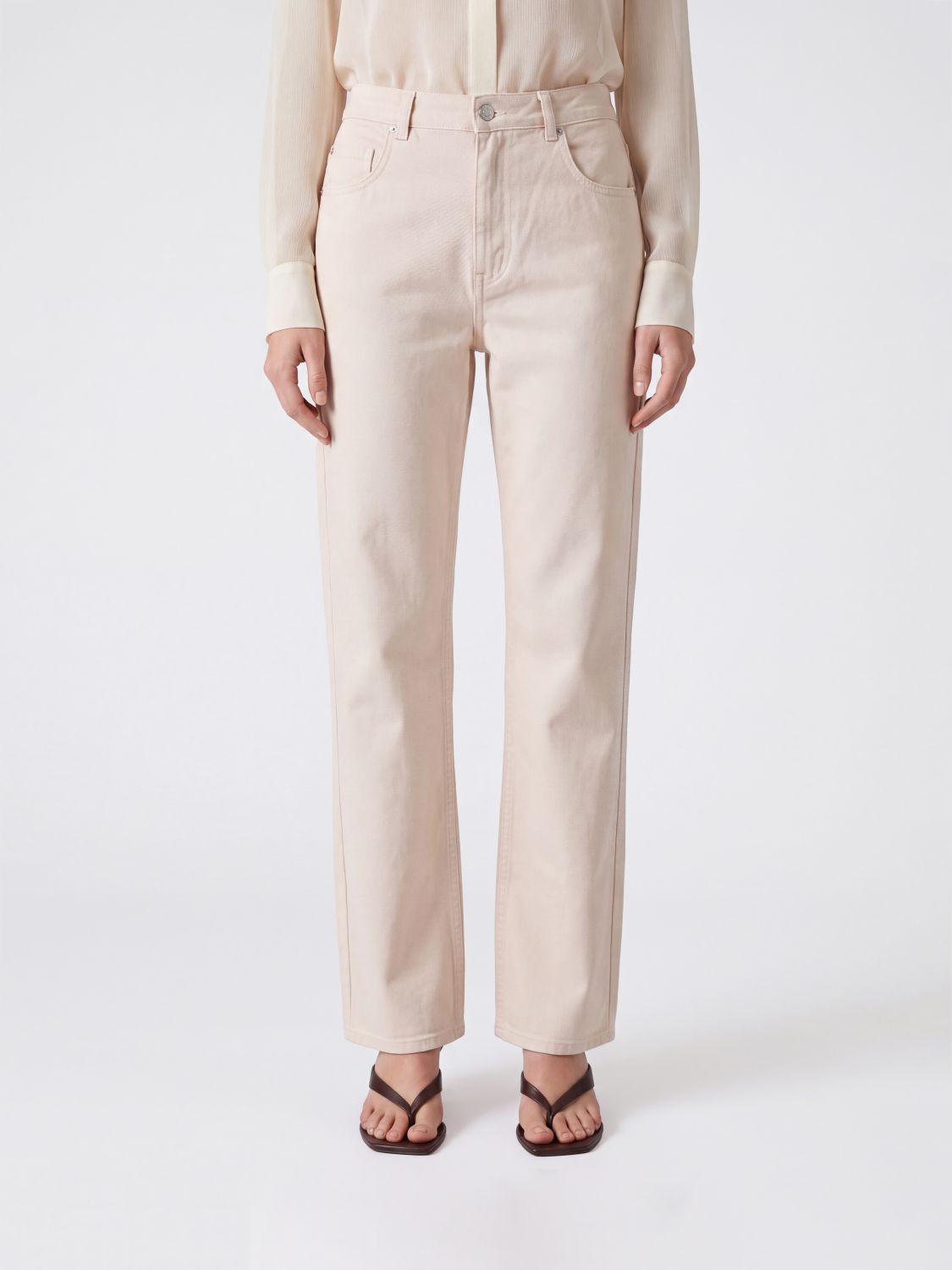 ISABEL MARANT ETOILE Belvira High-Waist Flared Jeans aus Baumwolldenim