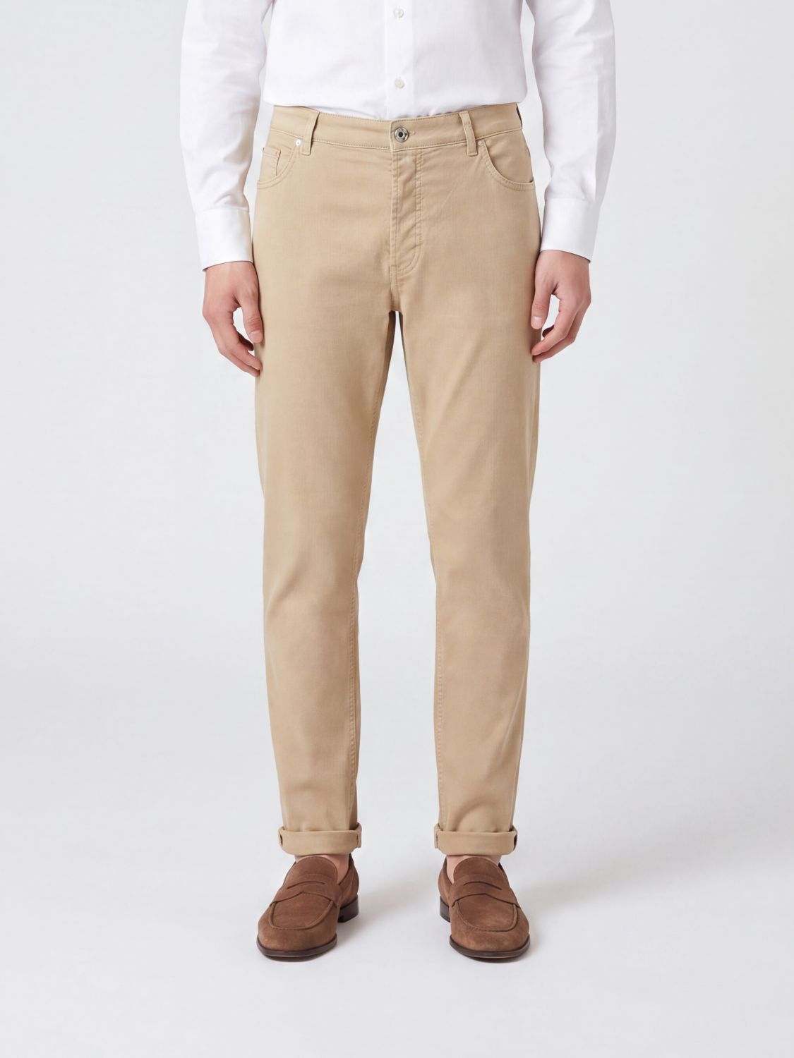 BRUNELLO CUCINELLI Jeans Men color Beige