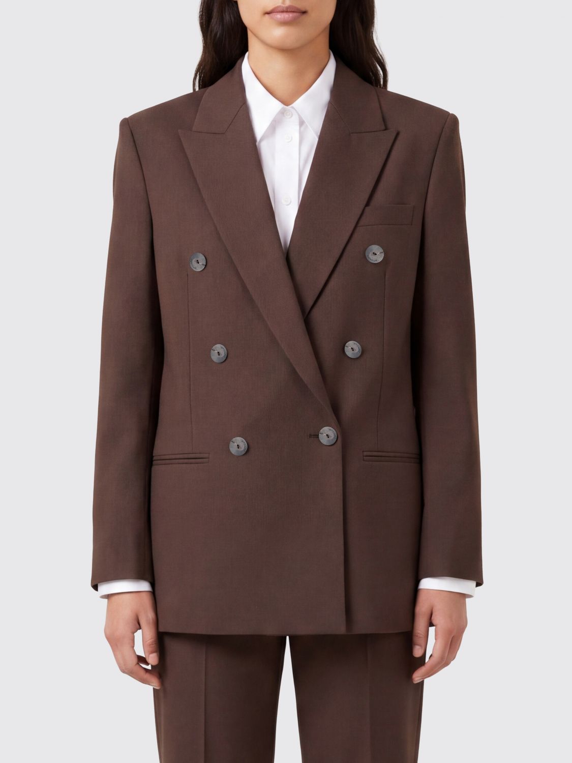 DONDUP Jacket Woman color Brown