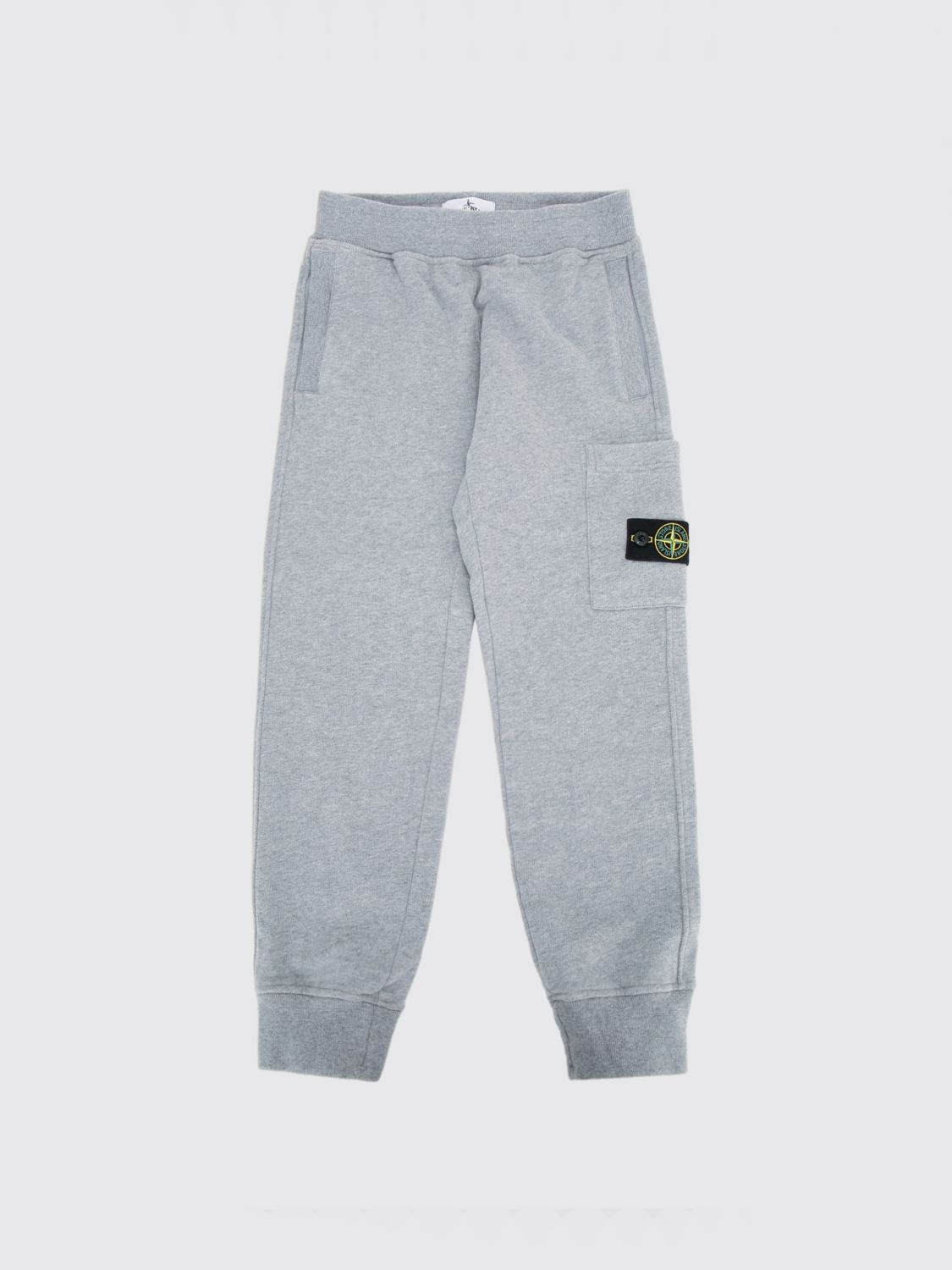 STONE ISLAND JUNIOR Pantaloni Bambino colore Grigio