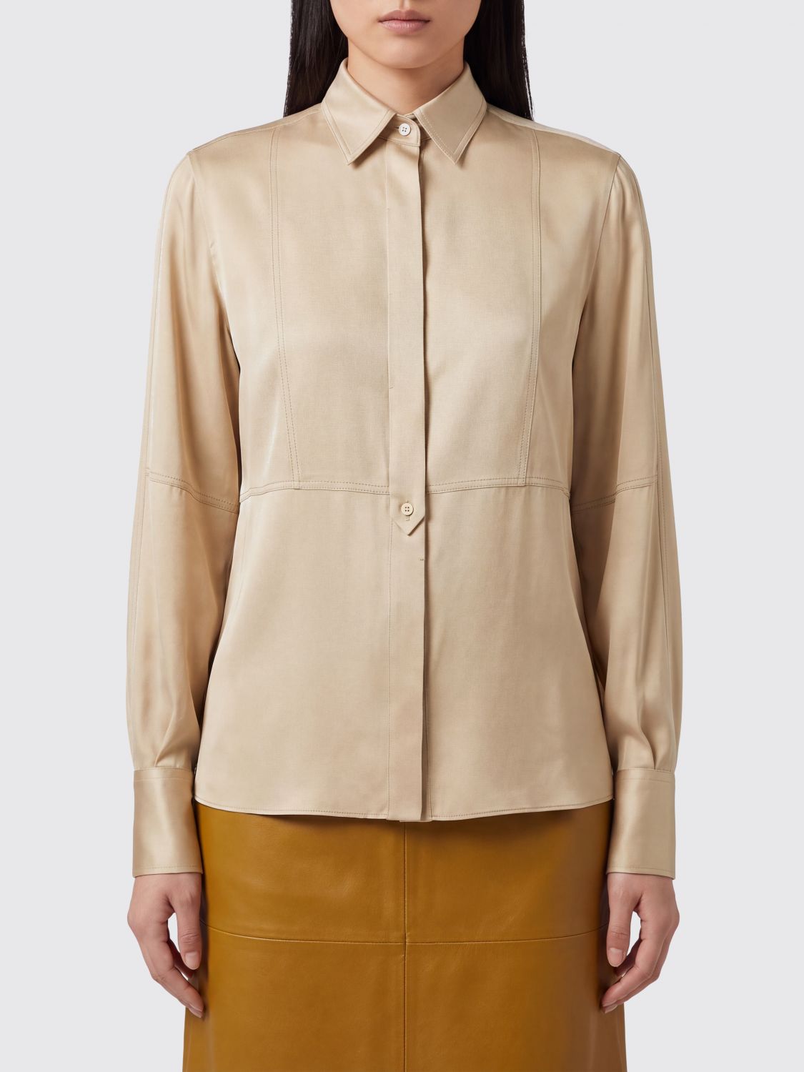 BRUNELLO CUCINELLI Shirt Woman color Beige