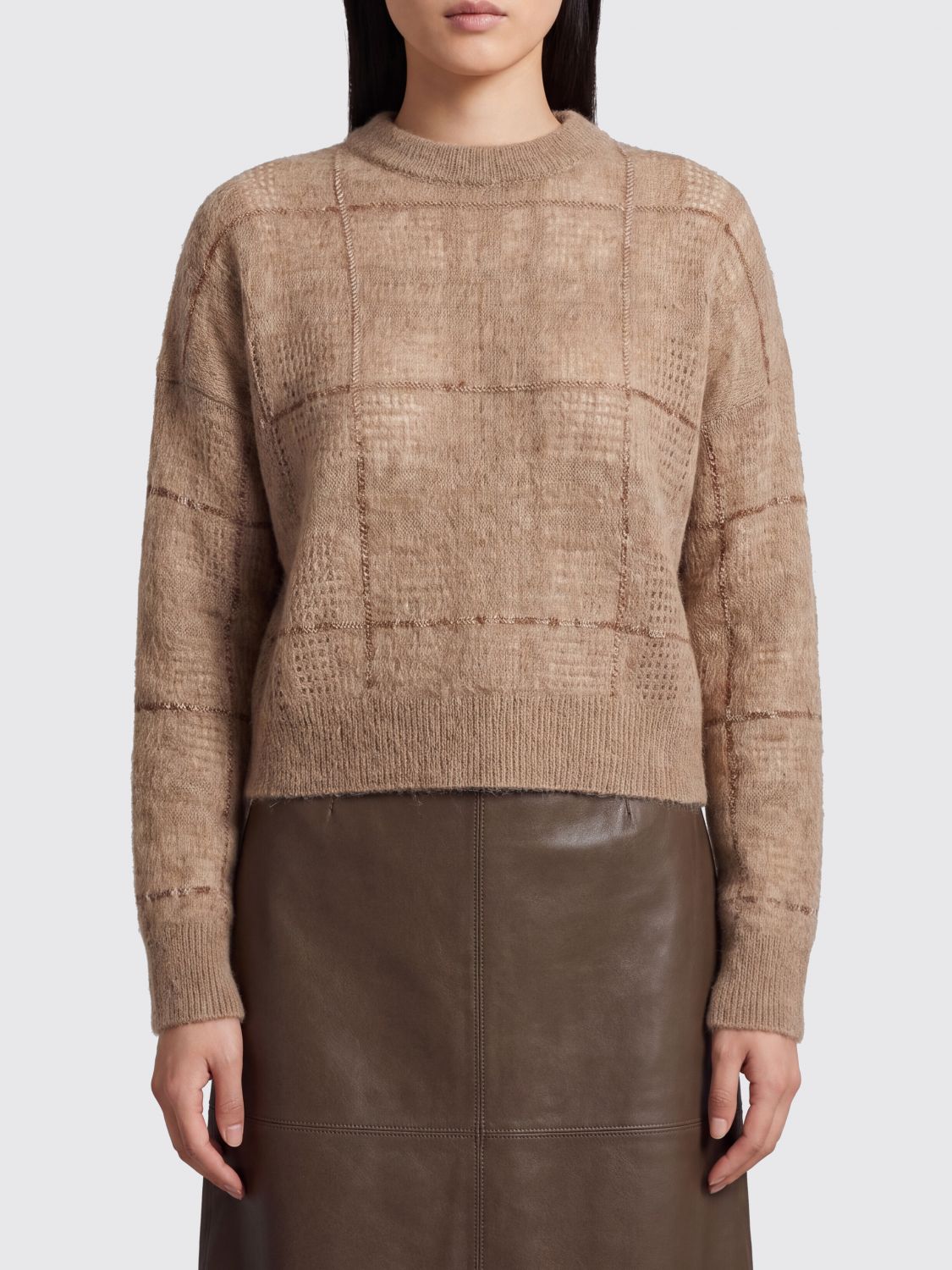 BRUNELLO CUCINELLI Sweater Woman color Beige