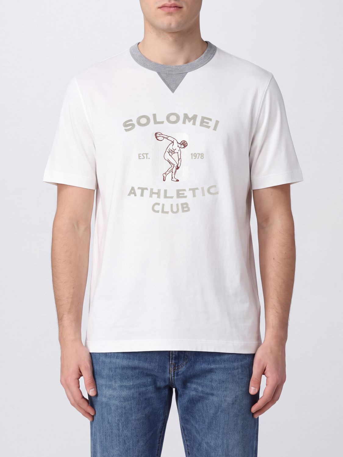BRUNELLO CUCINELLI T-Shirt Men color White
