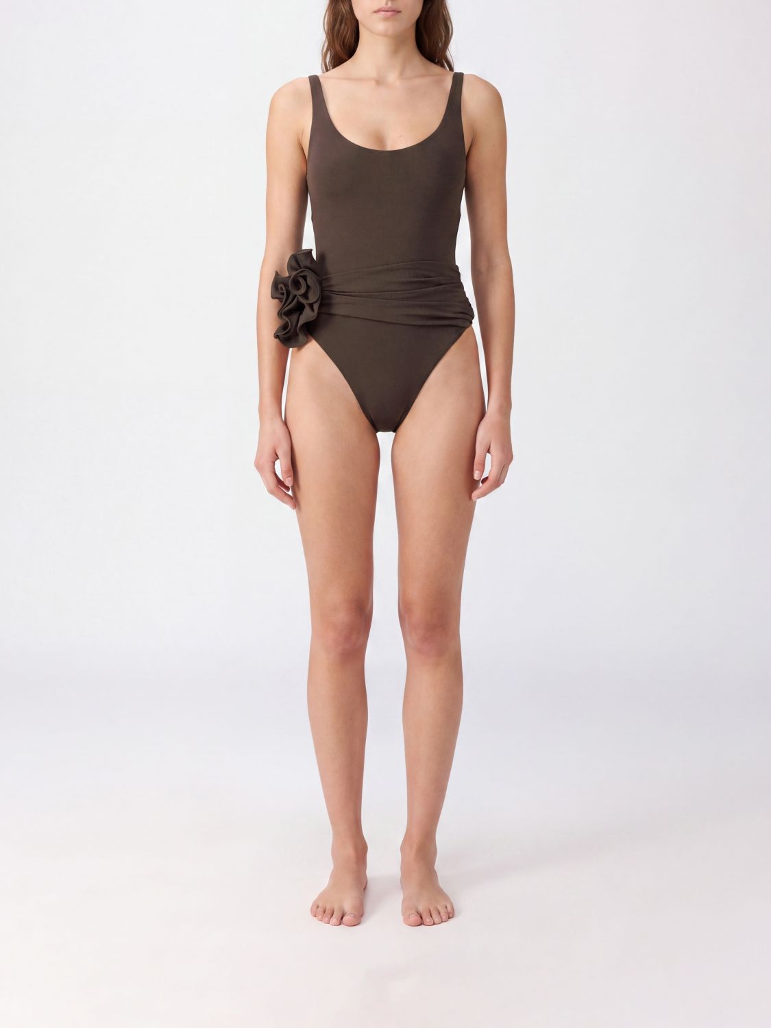 MAGDA BUTRYM Swimsuit Woman color Brown