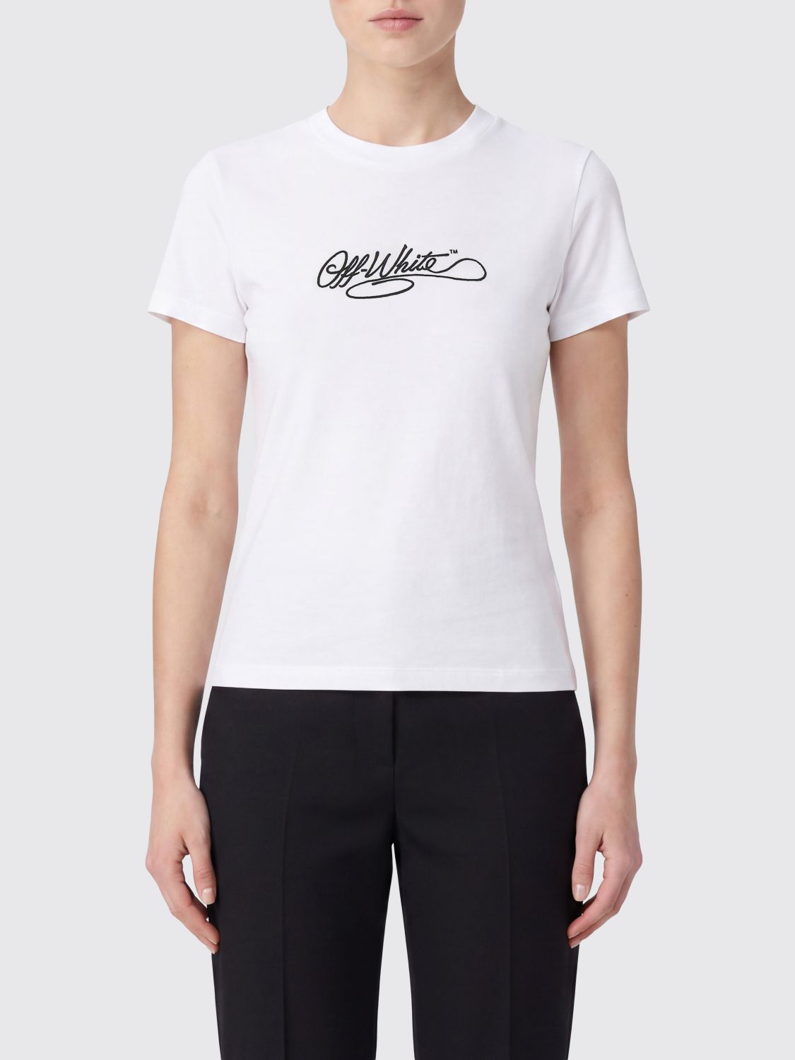 OFF-WHITE T-Shirt Woman color White