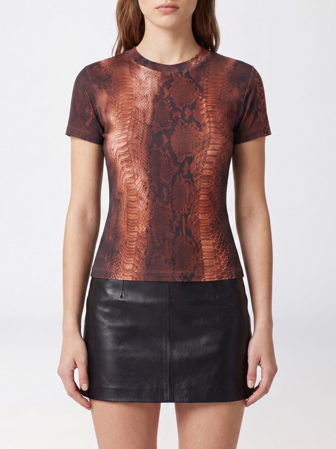 JEAN PAUL GAULTIER T-Shirts Donna colore Marrone