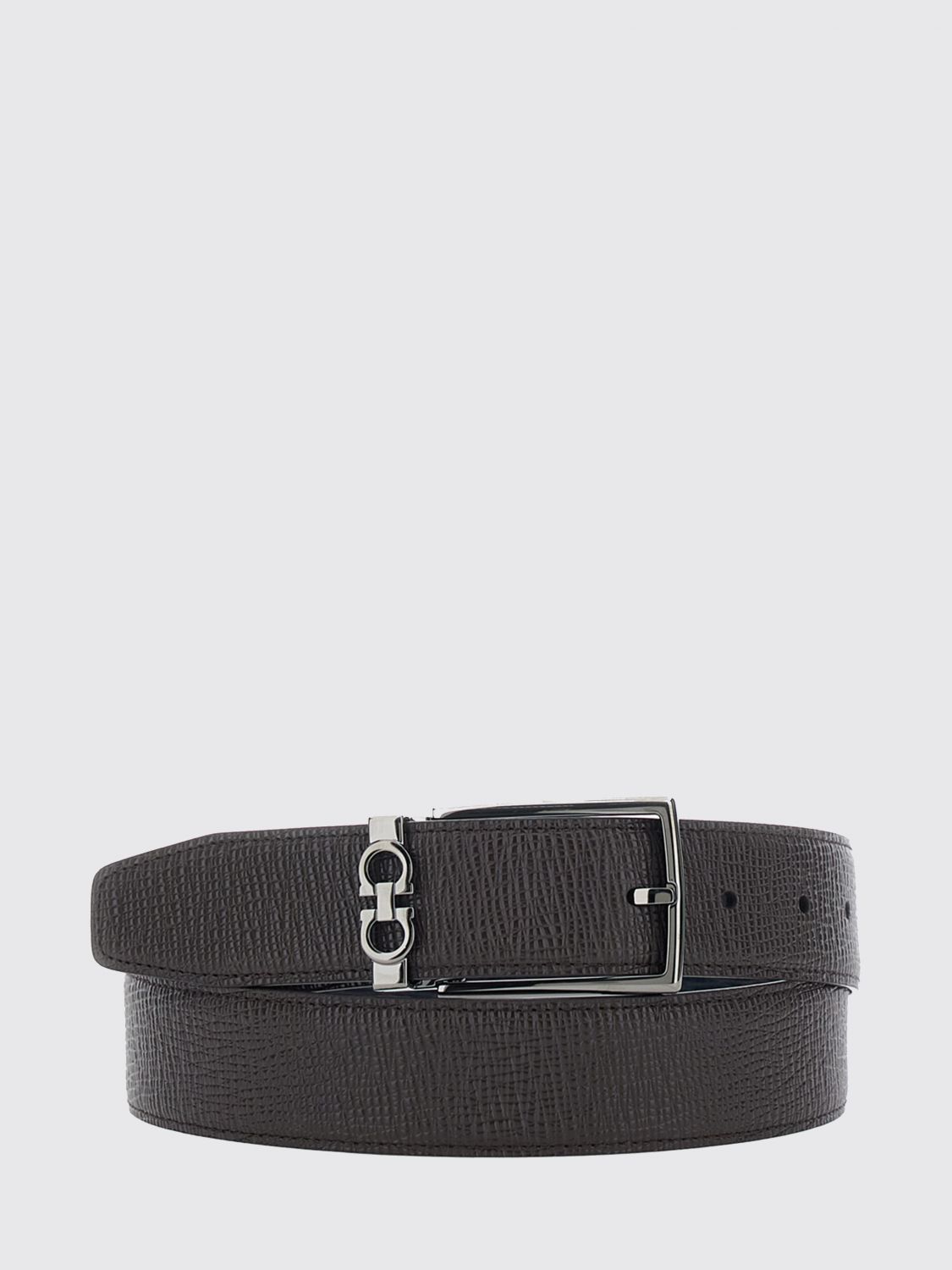 FERRAGAMO Belt Men color Brown