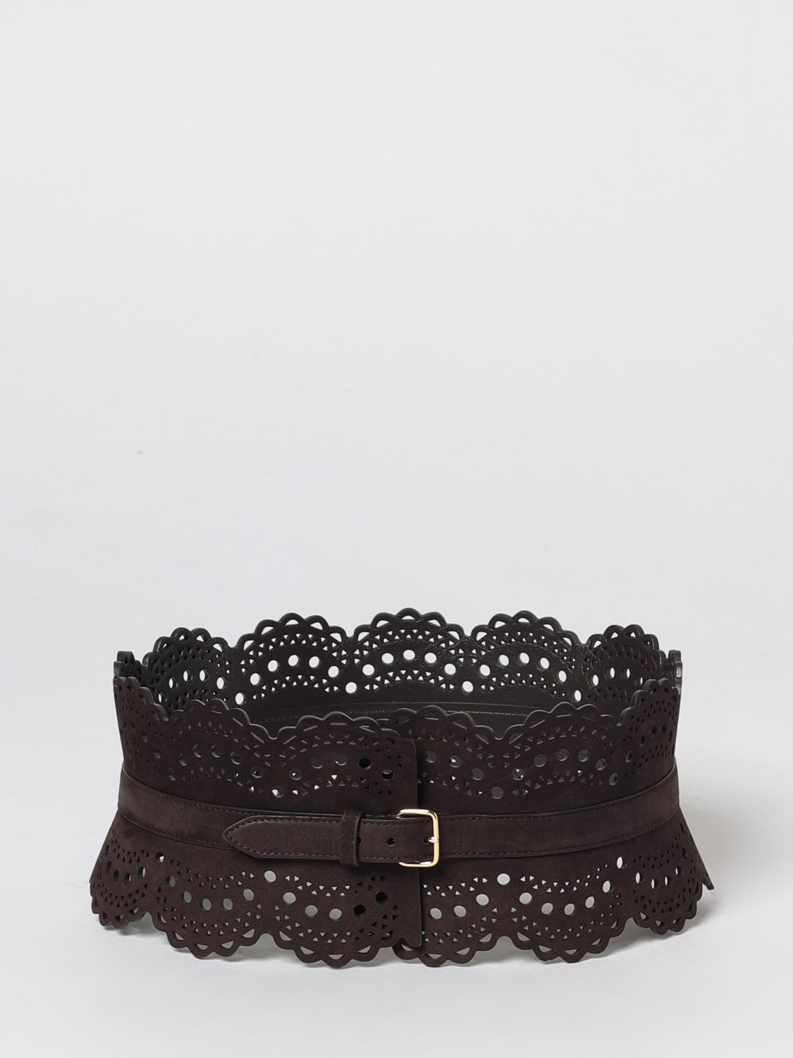 ALAÏA Gürtel Damen Farbe Braun