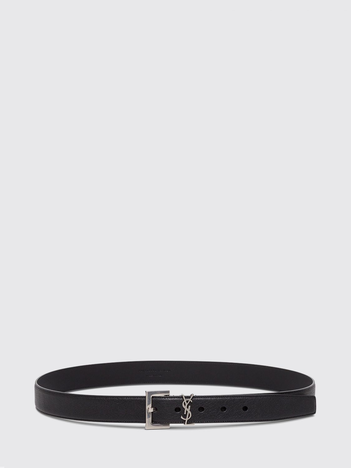 SAINT LAURENT Gürtel aus Lammleder mit YSL-Monogramm