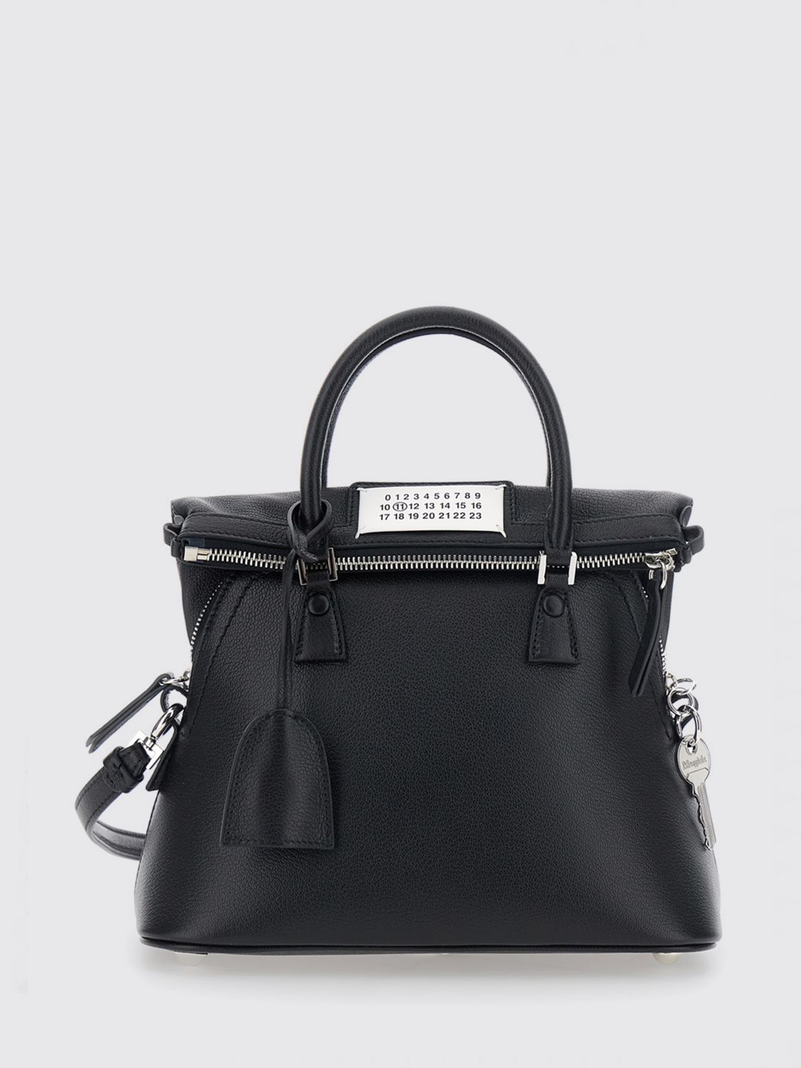 MAISON MARGIELA 5AC Mini Leather Handbag with Removable Strap