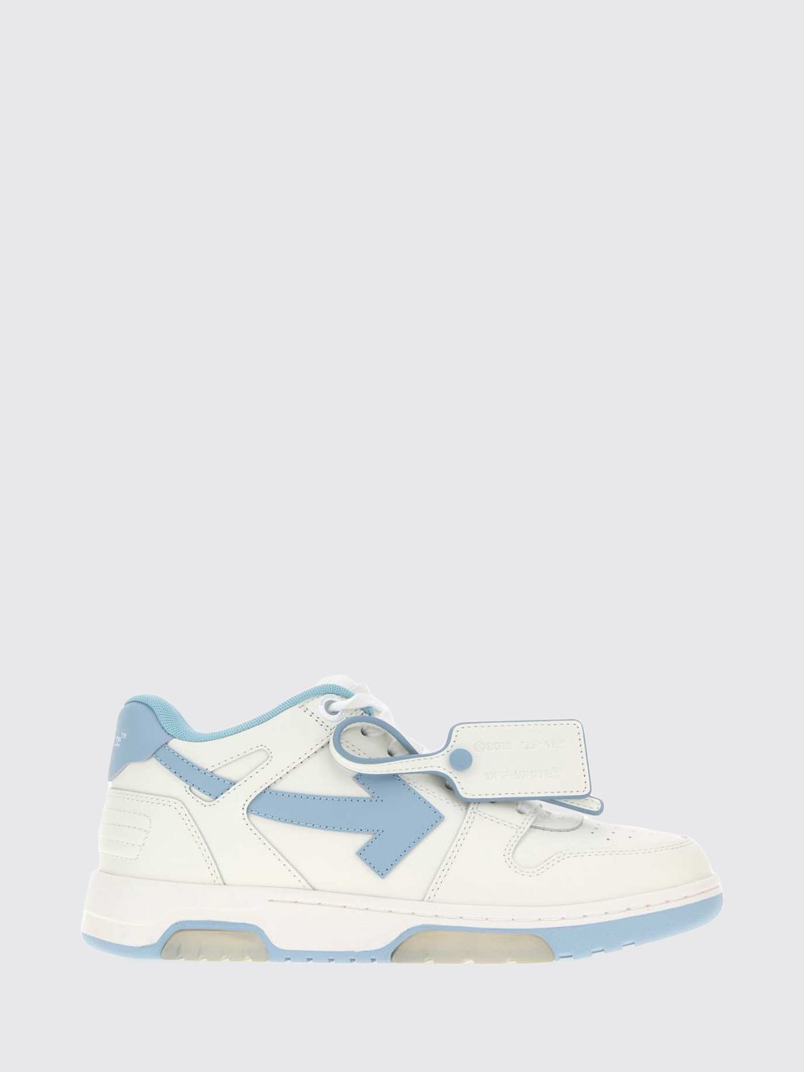 Off-White Sneakers low top Out Of Office in pelle con punta traforata e logo