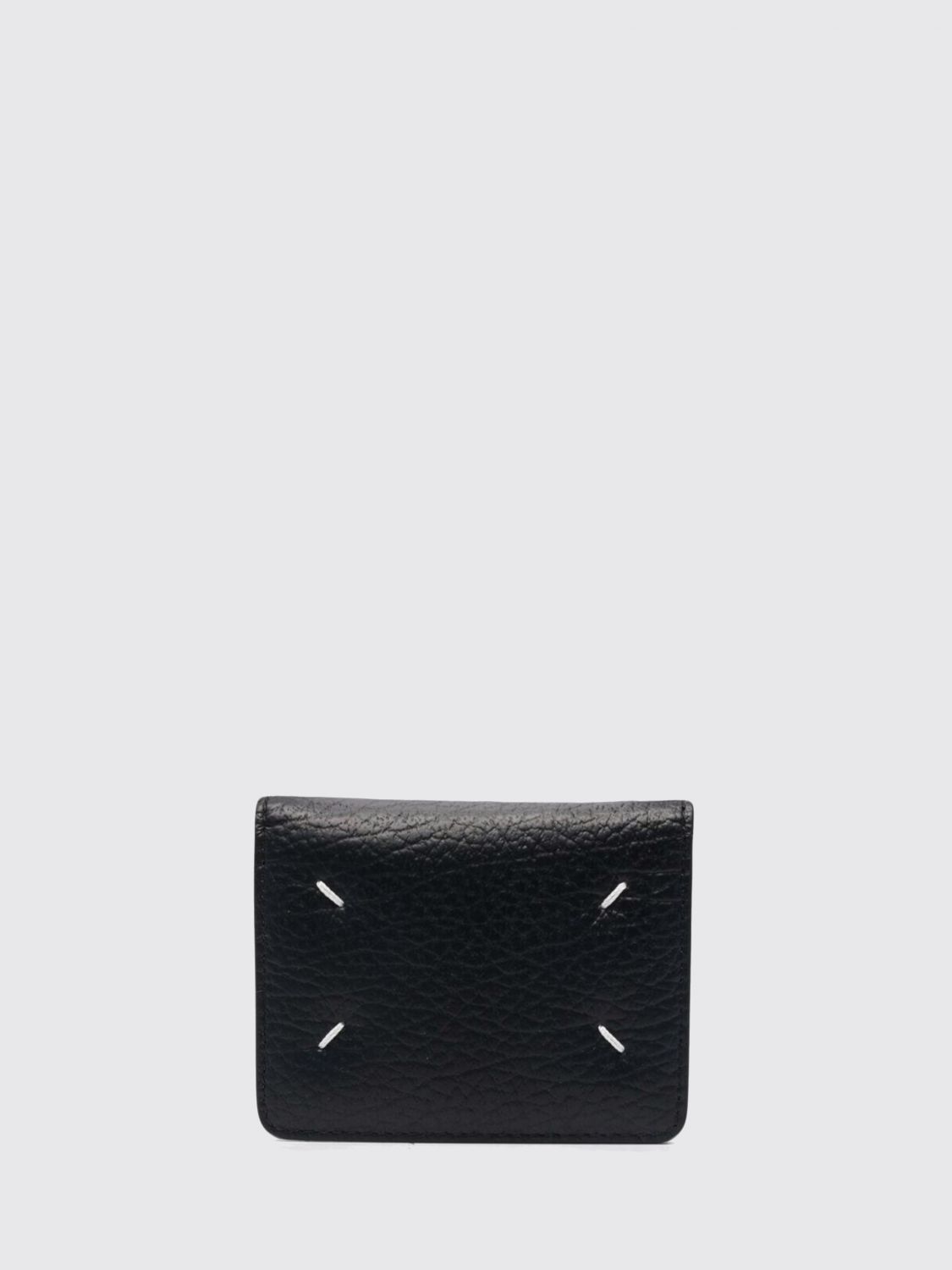MAISON MARGIELA Bifold-Kartenetui aus gehämmertem Leder mit Four Stitches