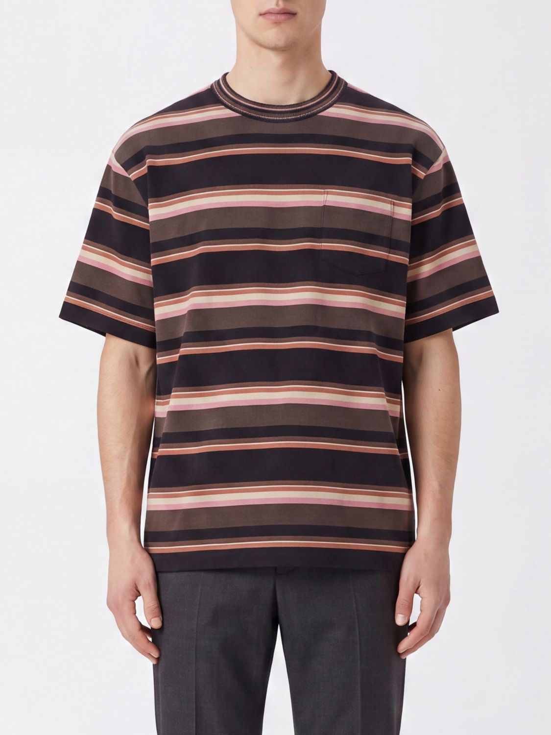 SACAI T-Shirt Men color Kaki