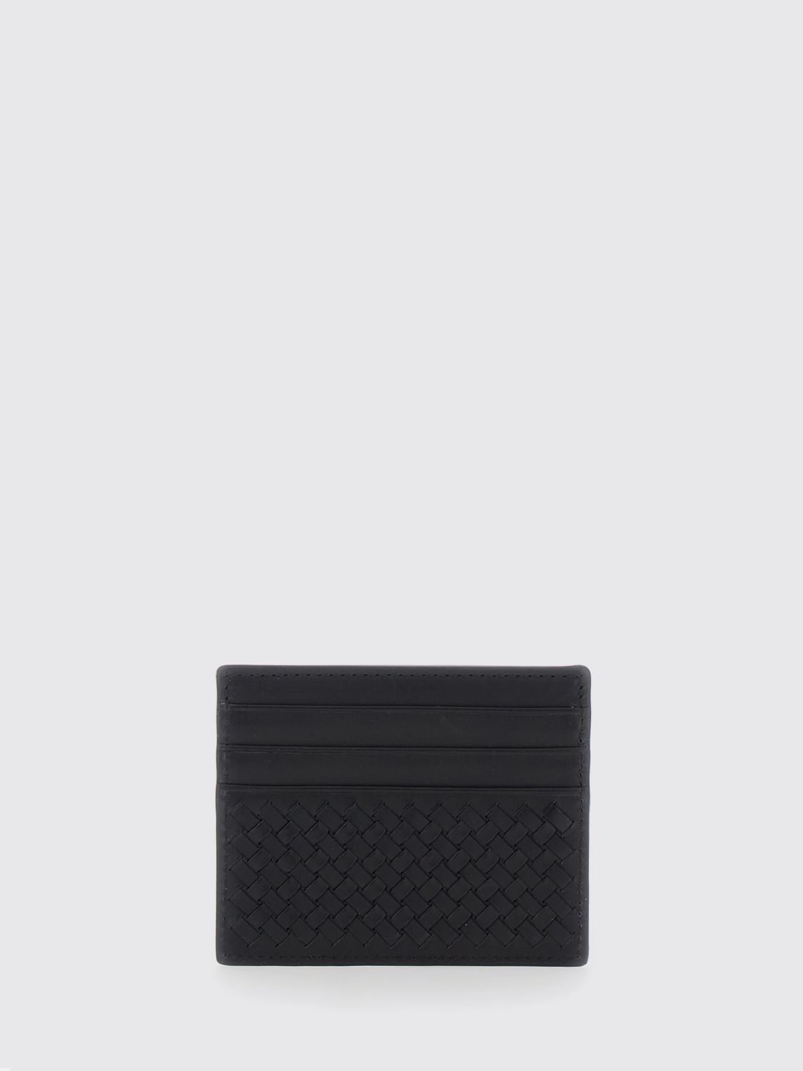 DRAGON DIFFUSION Woven Soft Lambskin Leather Card Holder