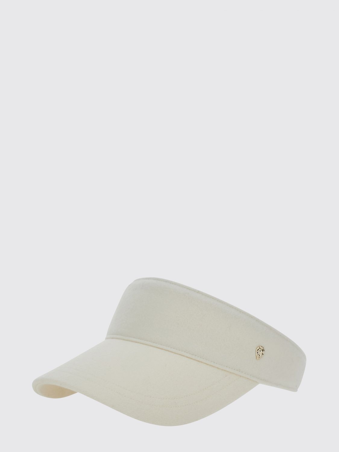 HELEN KAMINSKI Tennis-Visor aus Wolle mit Metall-Logo und verstellbarem Riemen