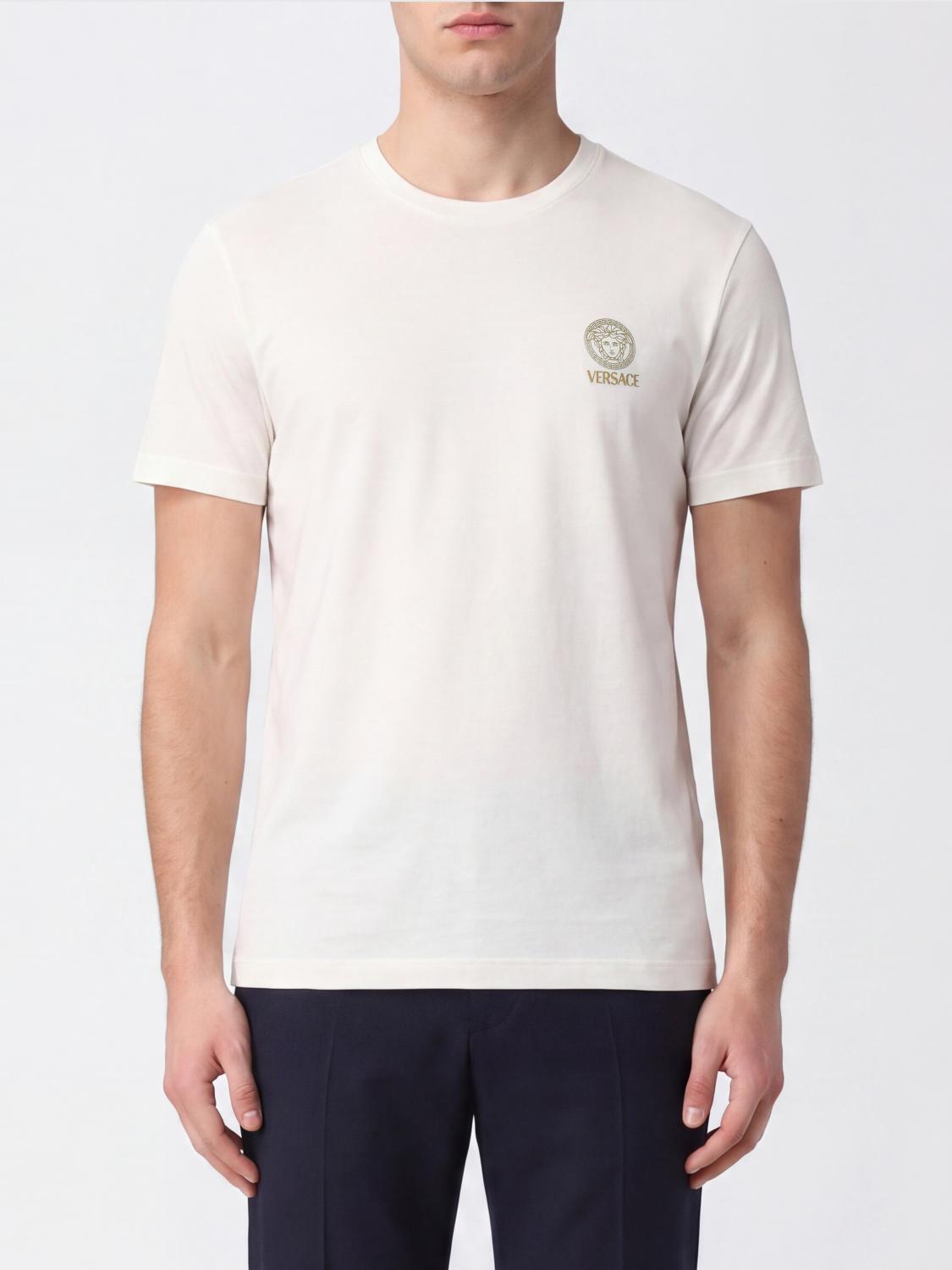 Versace Slim Fit Medusa Logo Stretch-Cotton Crewneck T-Shirt · 6