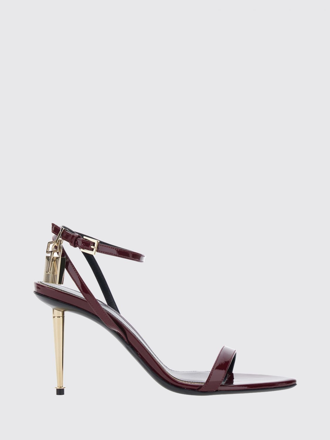 TOM FORD Heeled Sandal Woman color Burgundy
