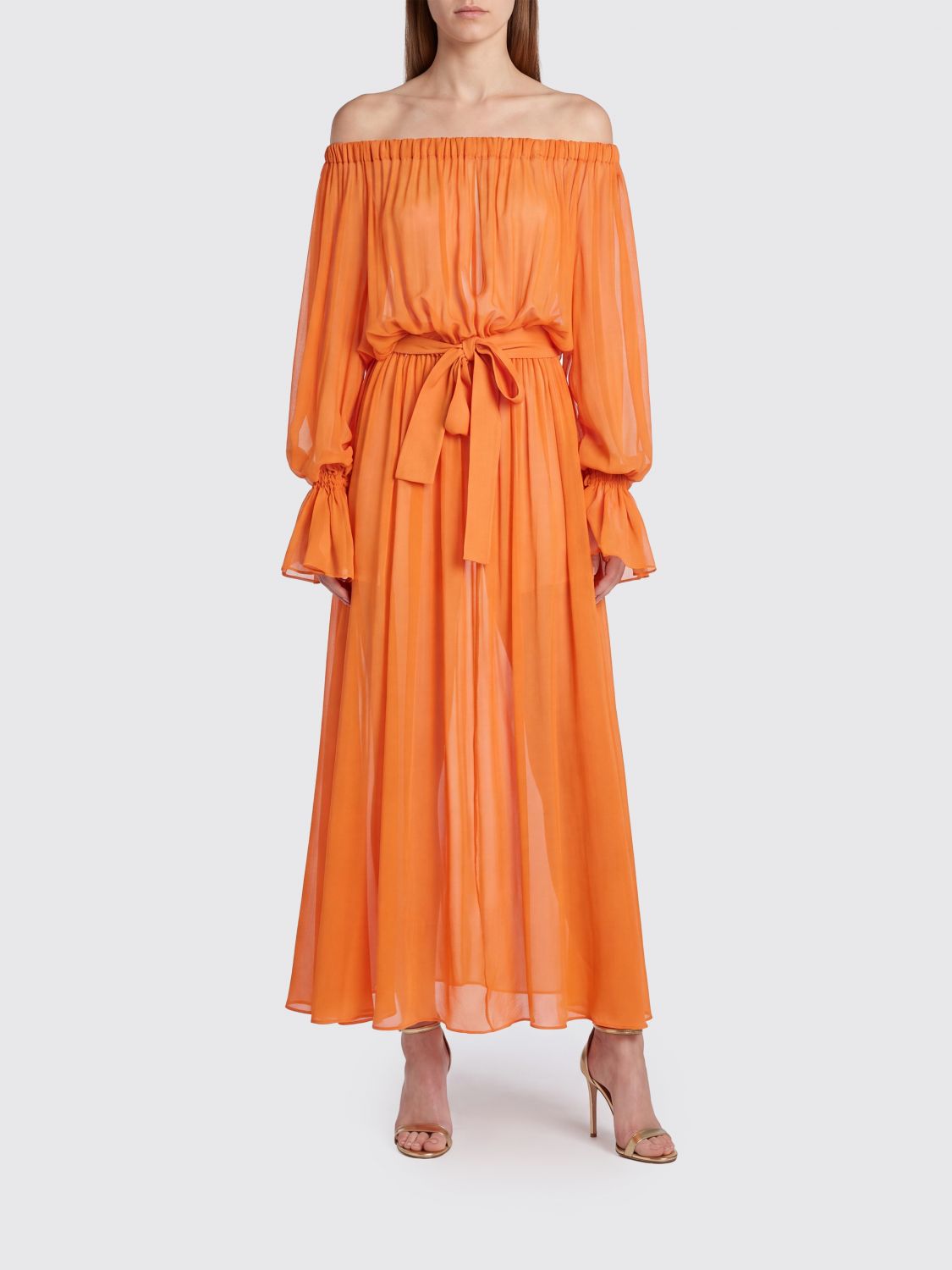 COLLINI MILANO 1937 Dress Woman color Orange