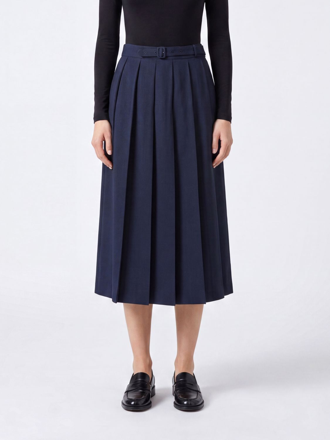 AURALEE Skirt Woman color Navy