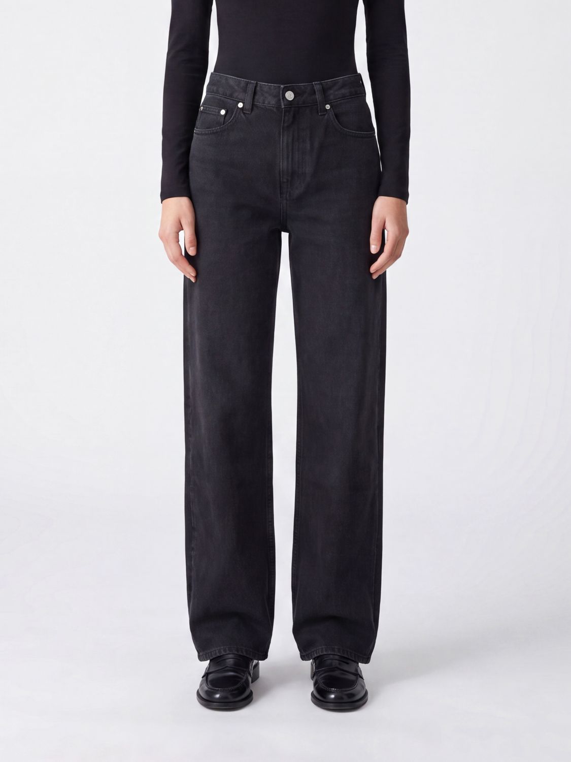 OUR LEGACY Jeans Woman color Black