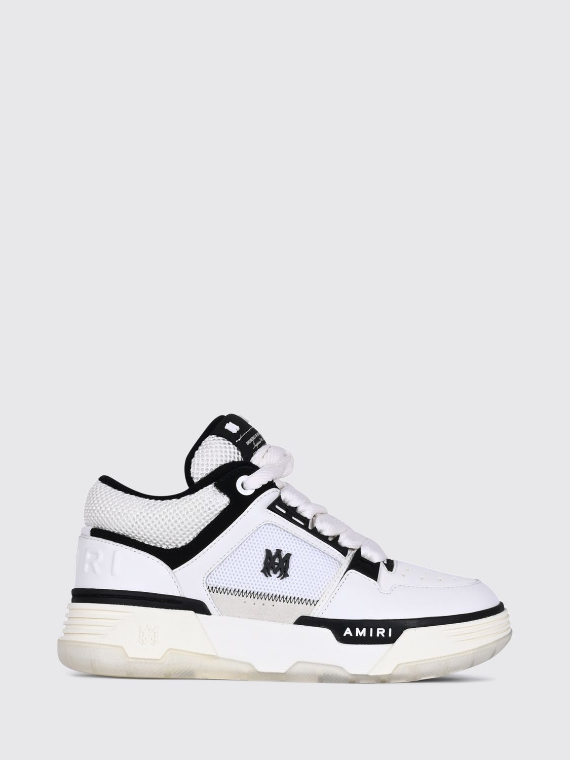 Amiri MA-1 High-Top Trainers in Leather and Mesh with Contrast Logo