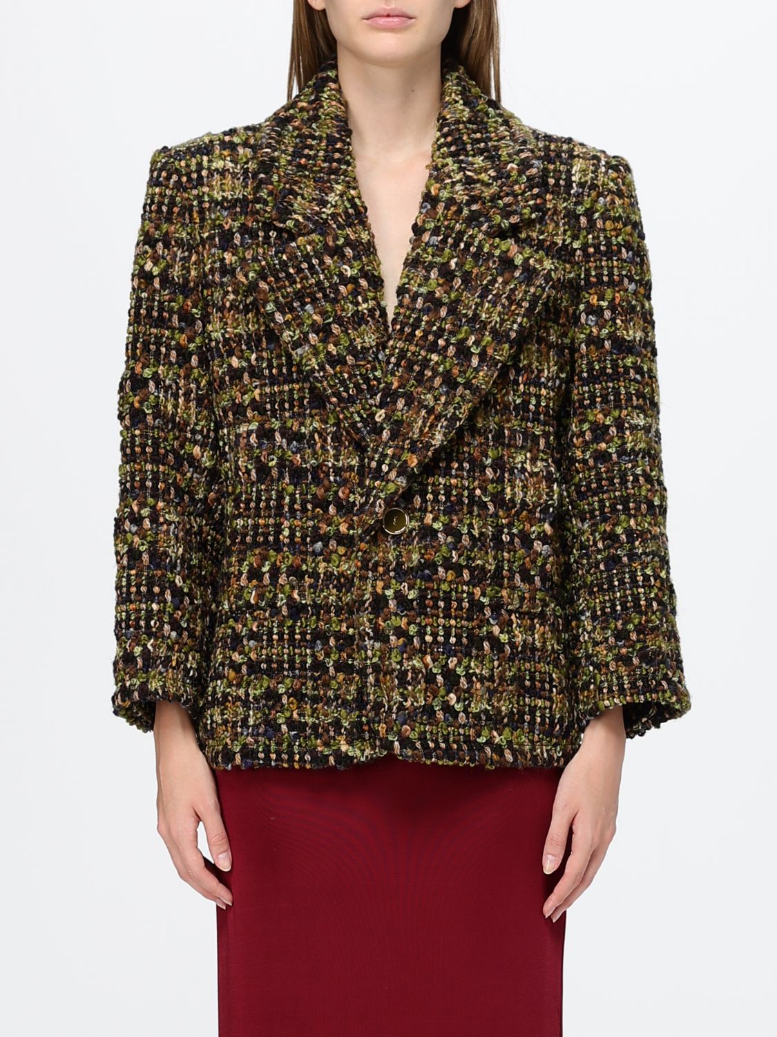 SAINT LAURENT Giacca Donna colore Kaki