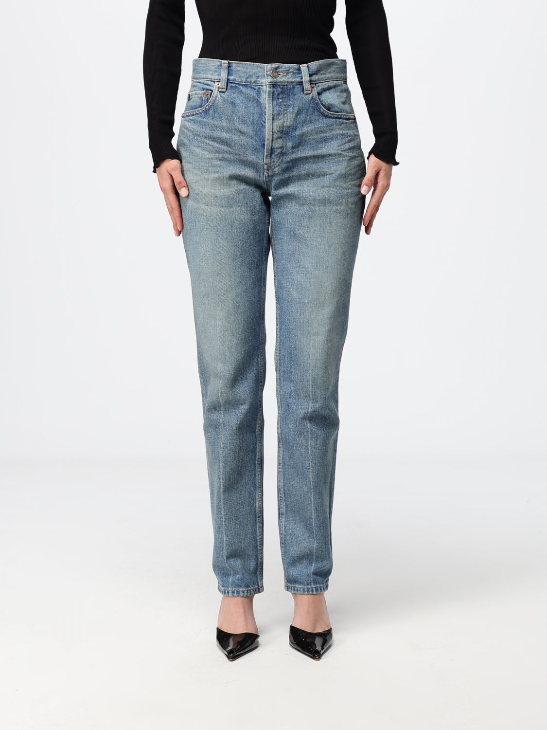 SAINT LAURENT Jeans Donna colore Blue