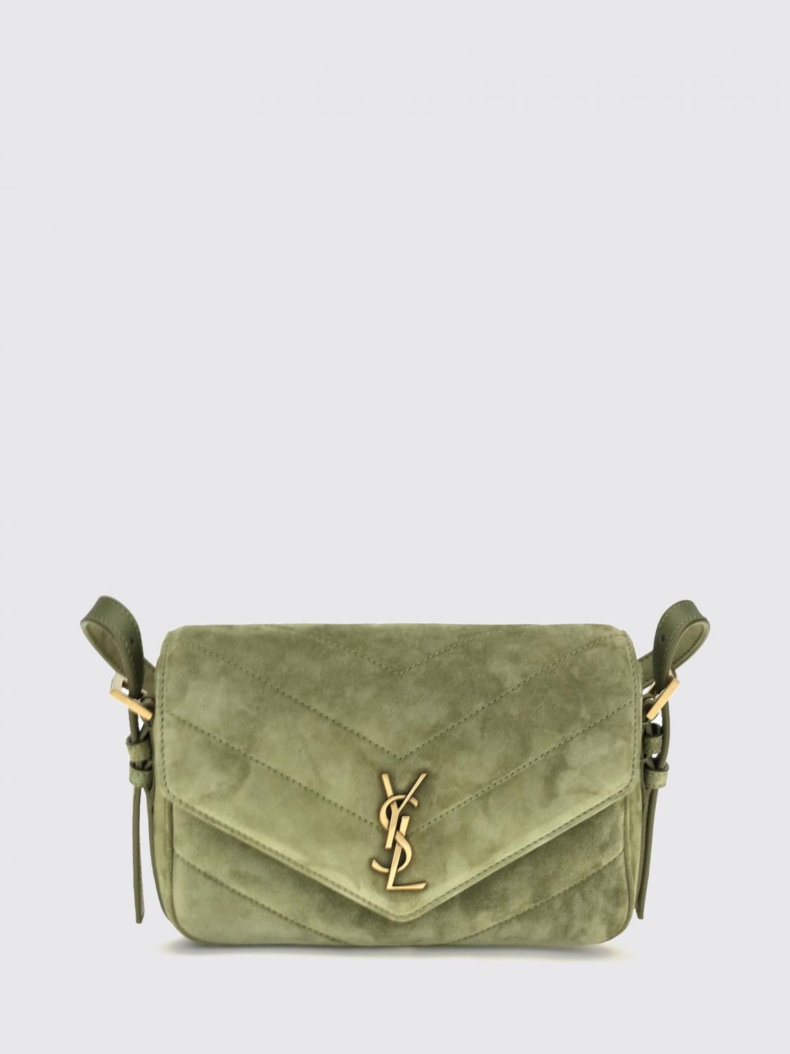 Saint Laurent LouLou Mini Bag in Quilted Suede · OS