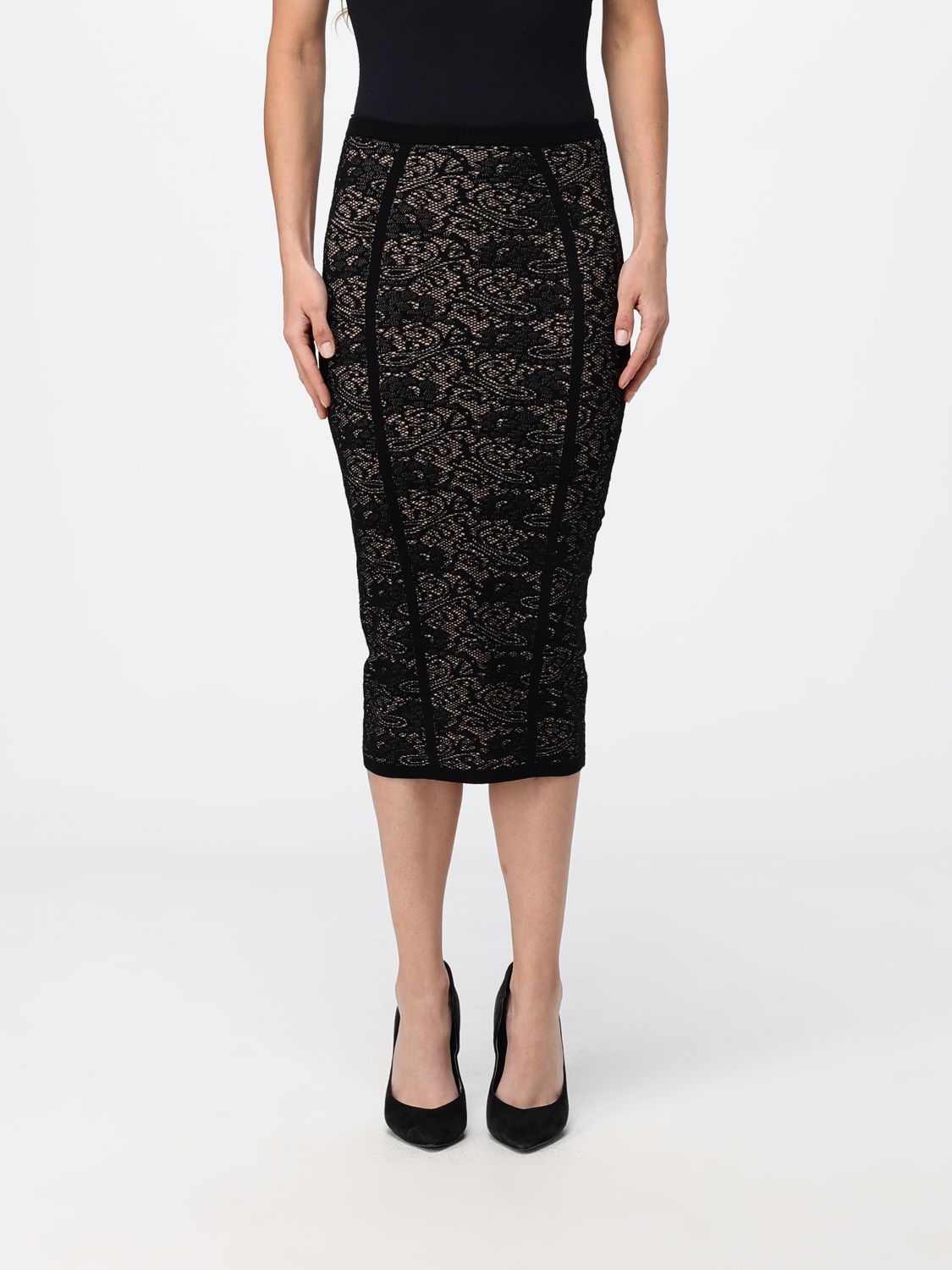 ELISABETTA FRANCHI Skirt Woman color Black