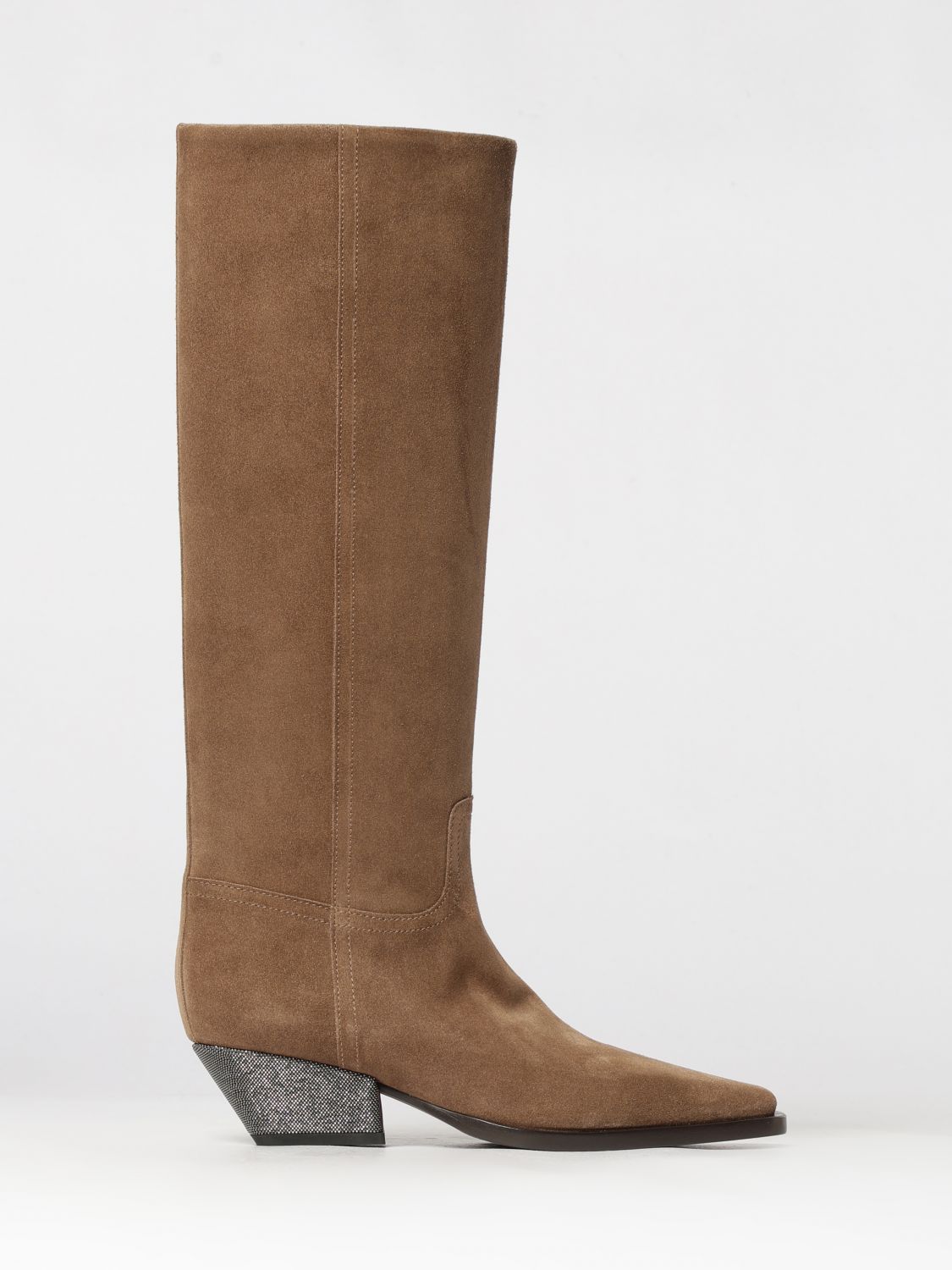 BRUNELLO CUCINELLI Boots Woman color Brown