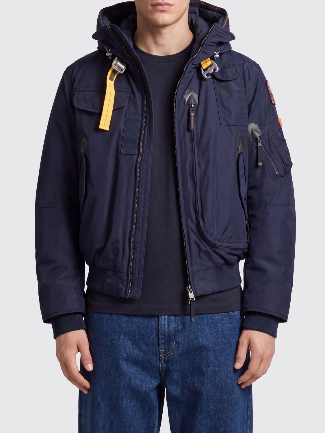 PARAJUMPERS Gobi Waterproof Nylon Bomber Jacket with Adjustable Hood