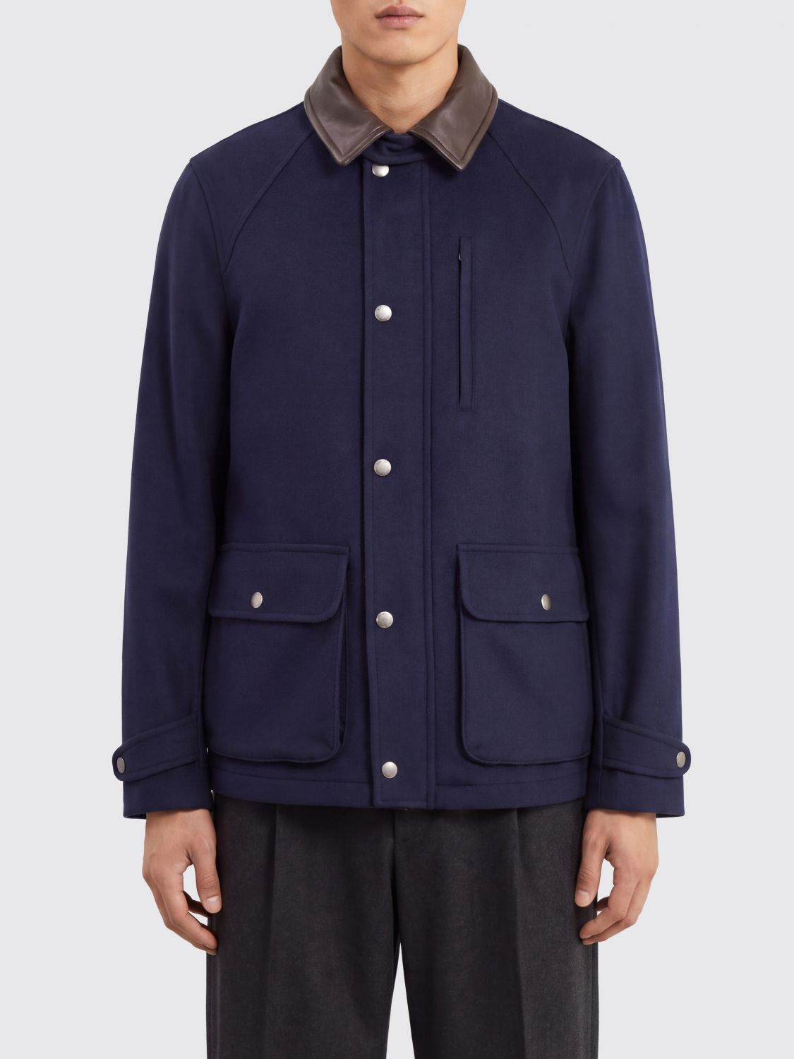 BRUNELLO CUCINELLI Coat Men color Navy