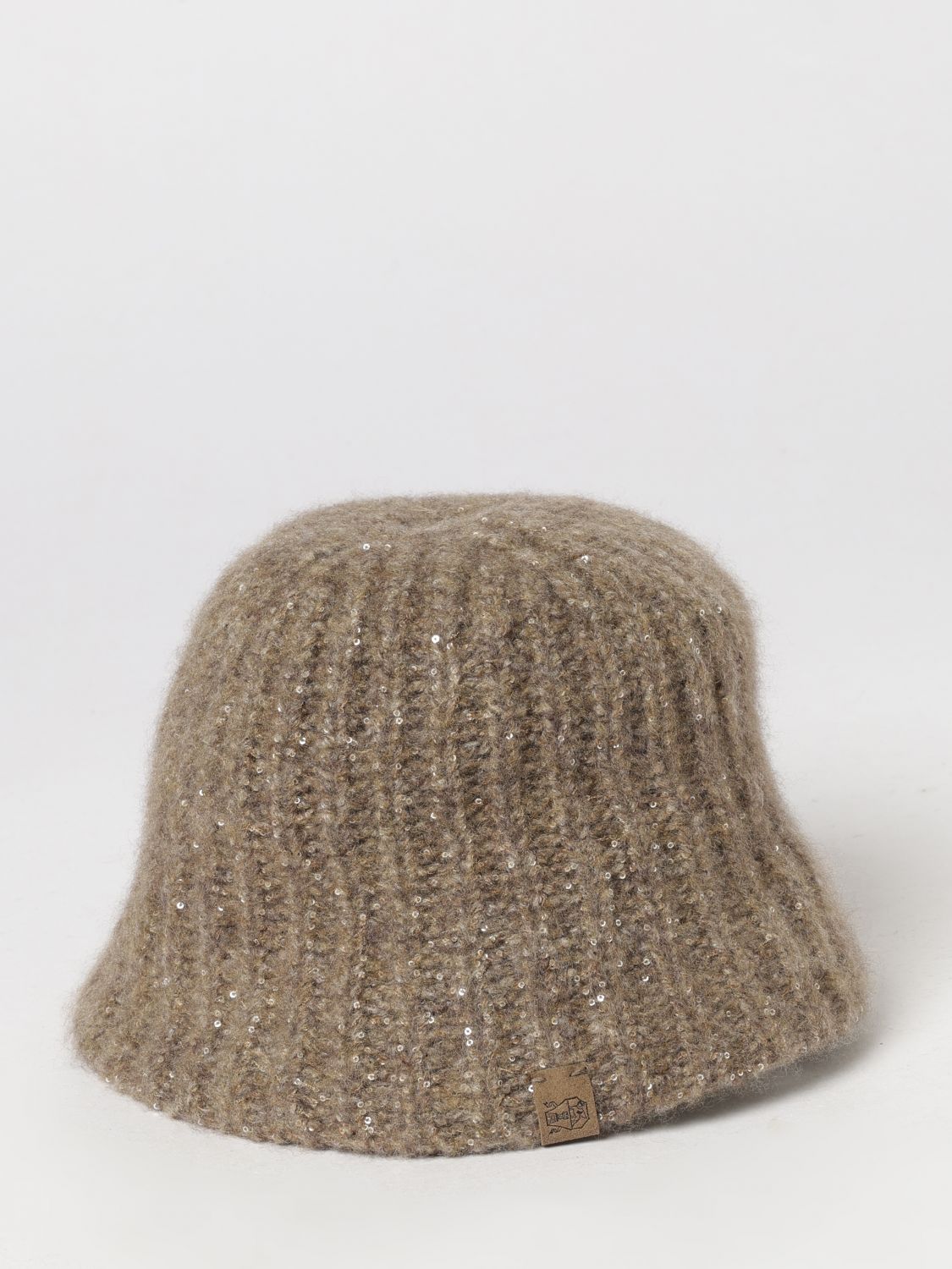 BRUNELLO CUCINELLI Hat Woman color Grey