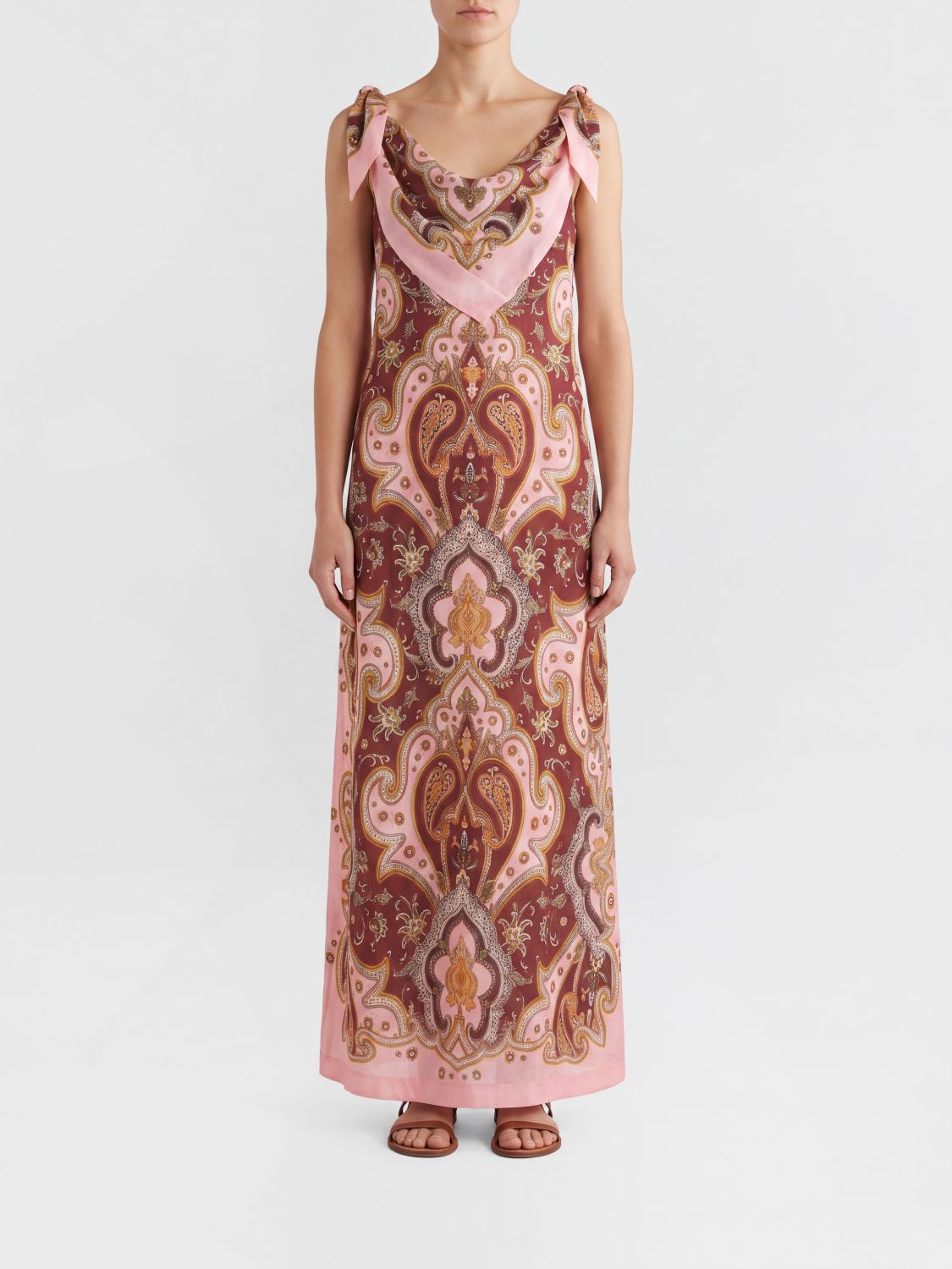 ALEMAIS Dress Woman color Burgundy