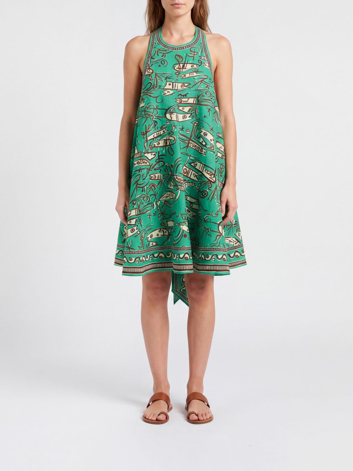ALEMAIS Dress Woman color Green