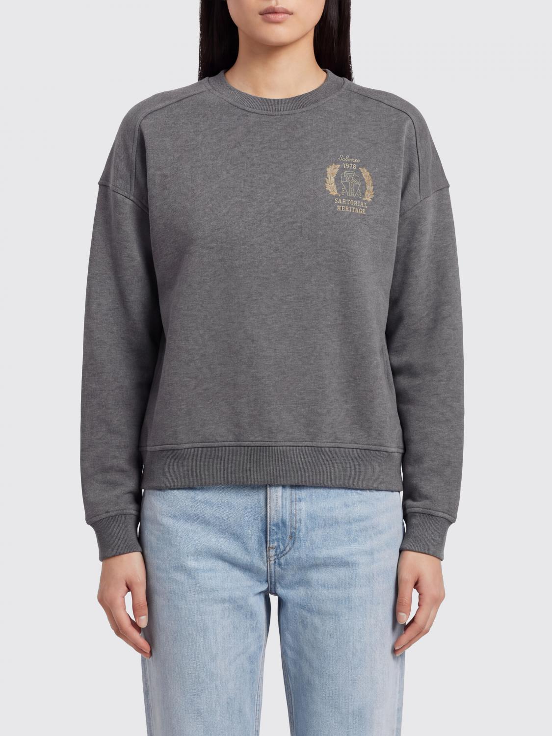 BRUNELLO CUCINELLI Sweater Woman color Grey