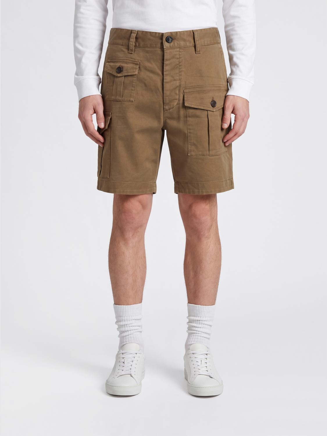 DSQUARED2 Shorts Men color Brown