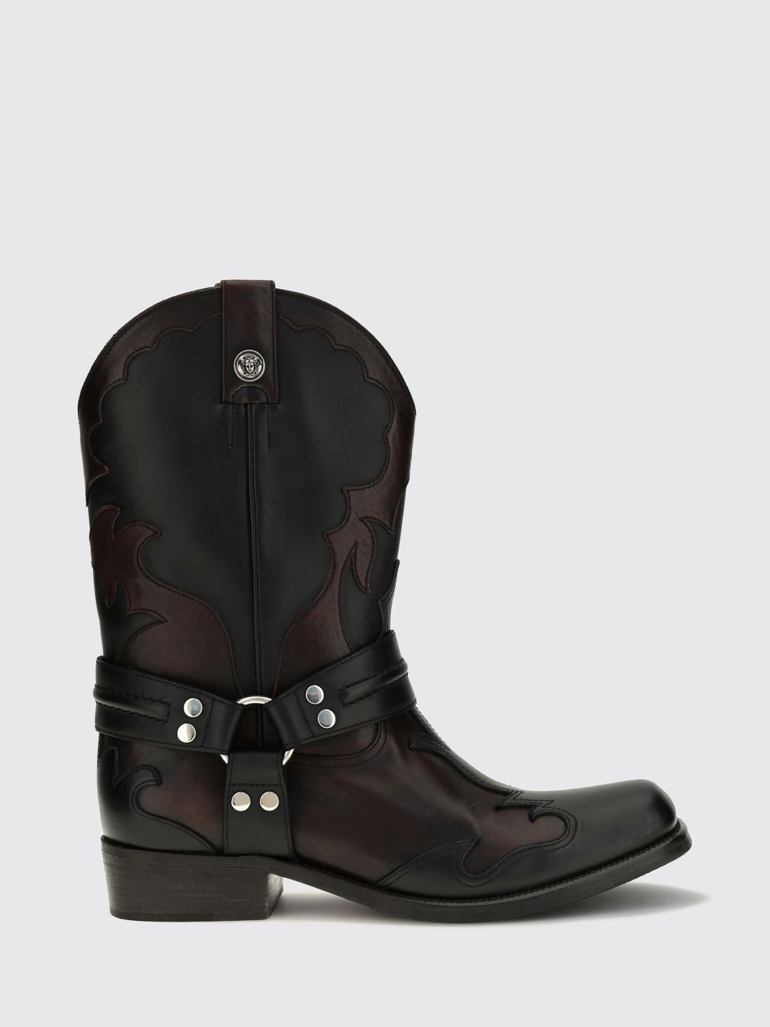 VERSACE Stivaletti Uomo colore Nero
