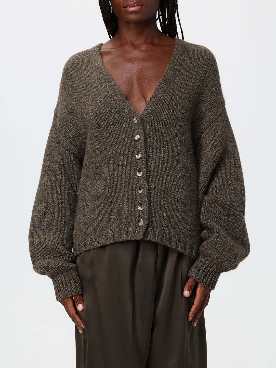 KHAITE Sweater Woman color Green