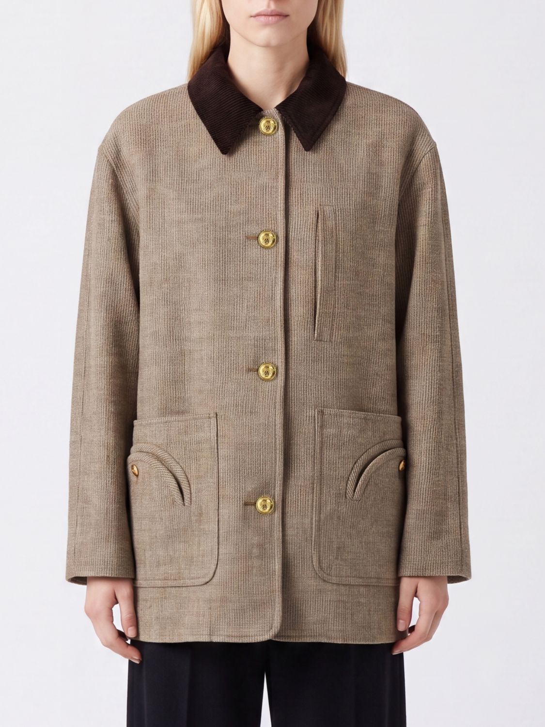 BLAZÉ MILANO Jacket Woman color Sand